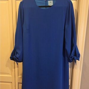 CeCe Royal Blue Long Sleeve Dress